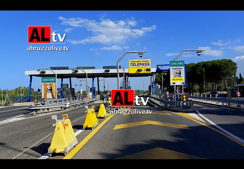 A14. Chiude per due notti il tratto tra Ortona e Val di Sangro, con casello Lanciano bloccato