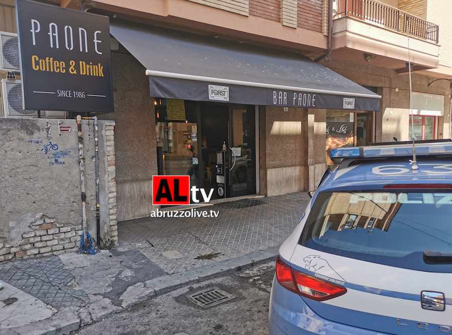 Lanciano. Bottiglia incendiaria contro 'Bar Paone': denunciato un giovane 