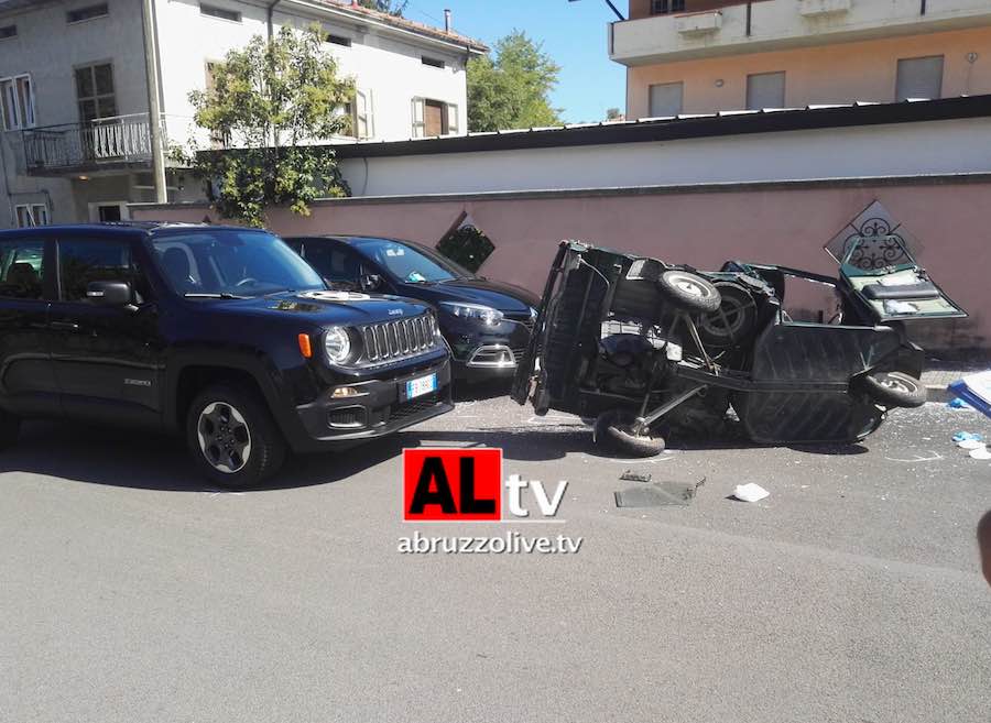 Lanciano. Morto il pensionato travolto a bordo dell'Apercar