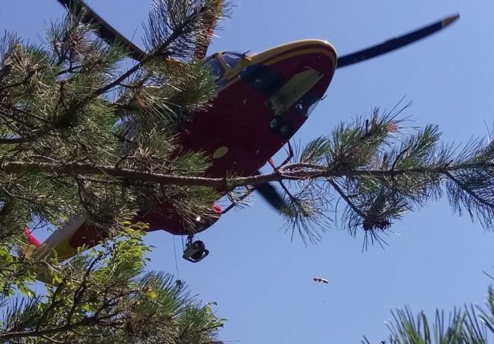 Guardiagrele. Cade durante gita alla cascata a Bocca di Valle. Recuperato dal Soccorso Alpino