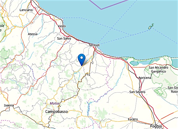 Lieve scossa di terremoto nel Basso Molise