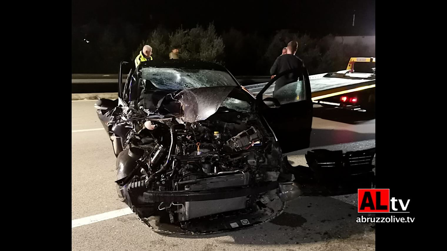 Lanciano. Schianto tra auto e mezzo agricolo: due feriti