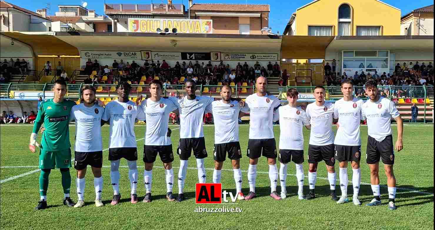 Calcio Eccellenza. Poker del Giulianova: pesante sconfitta del Lanciano Fc