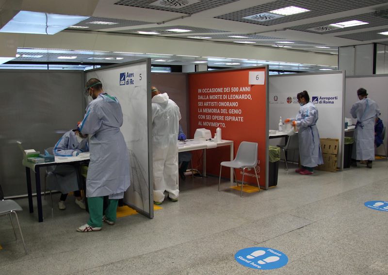 Coronavirus. Abruzzo. Un aquilano tra i casi di Covid 19 accertati all'aeroporto di Ciampino