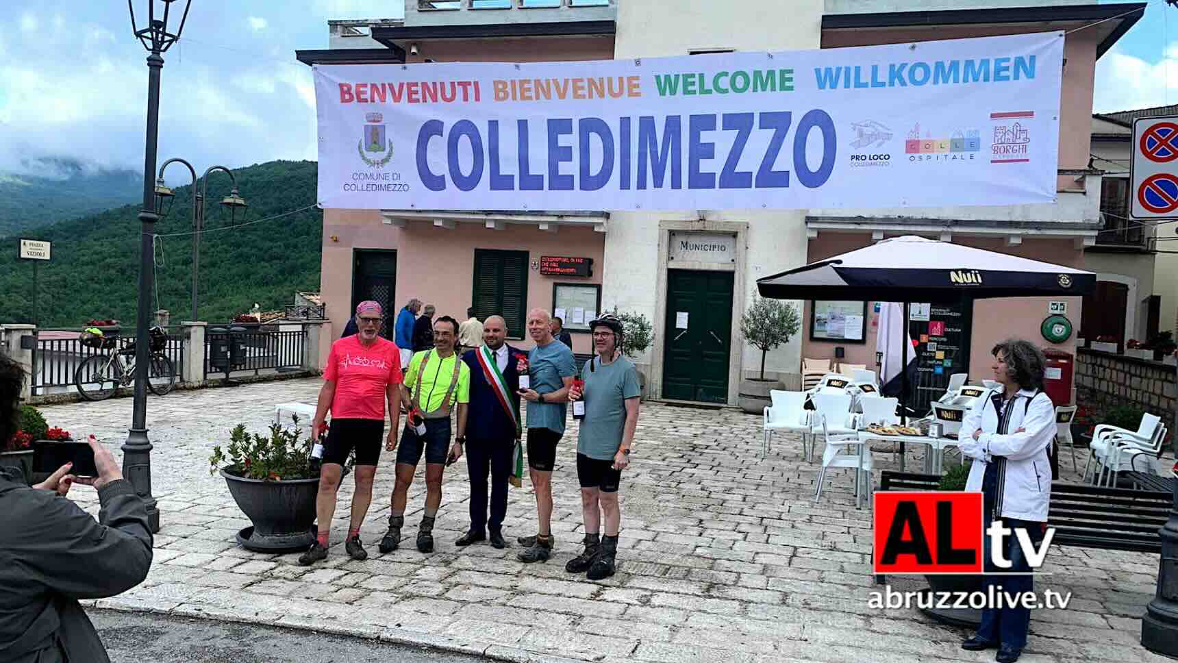 Da Liegi a Colledimezzo in bici: turisti, non per caso, in Val di Sangro