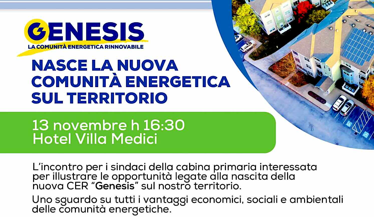 Ecco Genesis, nuova Comunità energetica rinnovabile d'Abruzzo