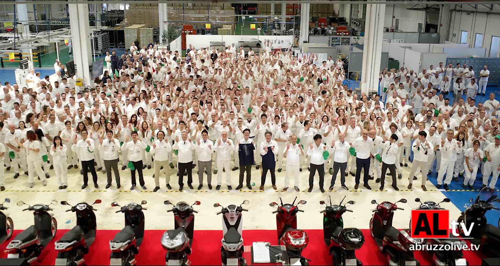 La Honda Italia celebra ad Atessa i 40 anni dello scooter SH