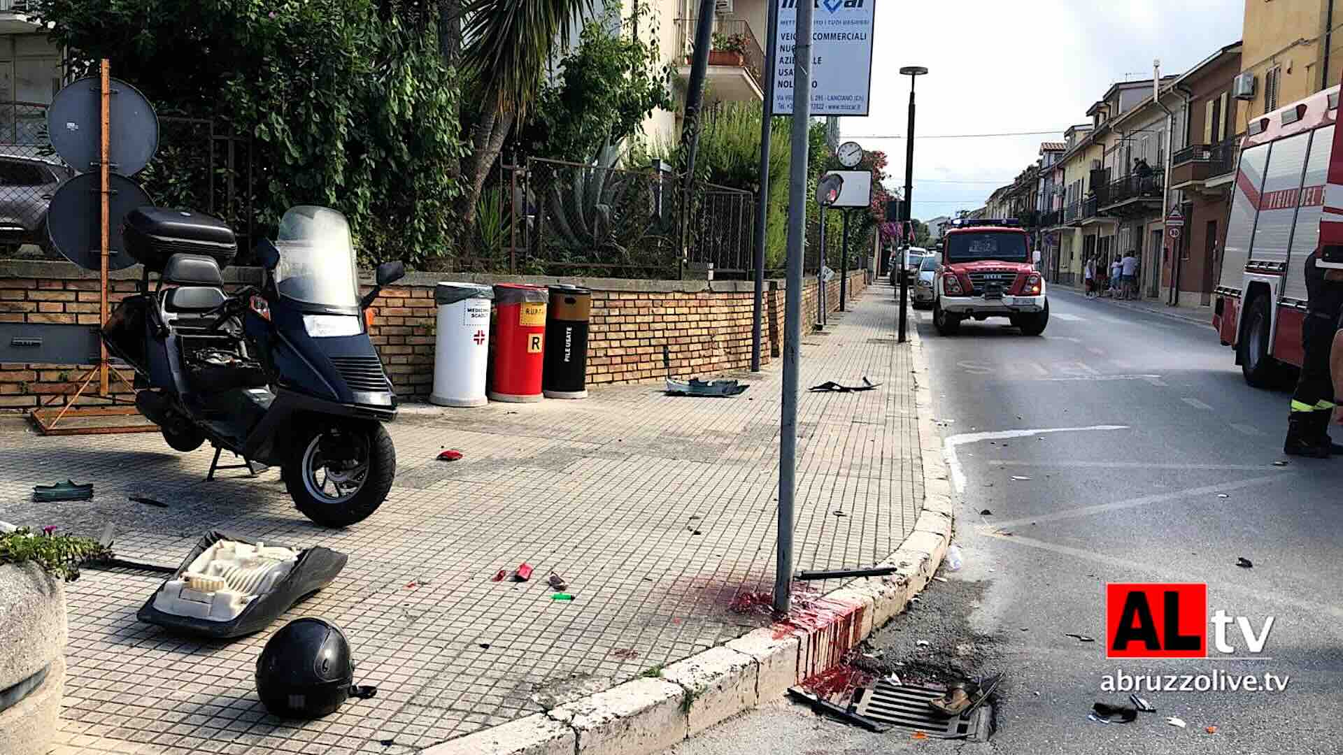 Incidente con auto pirata a Fossacesia: automobilista agli arresti. Il ferito operato nella notte