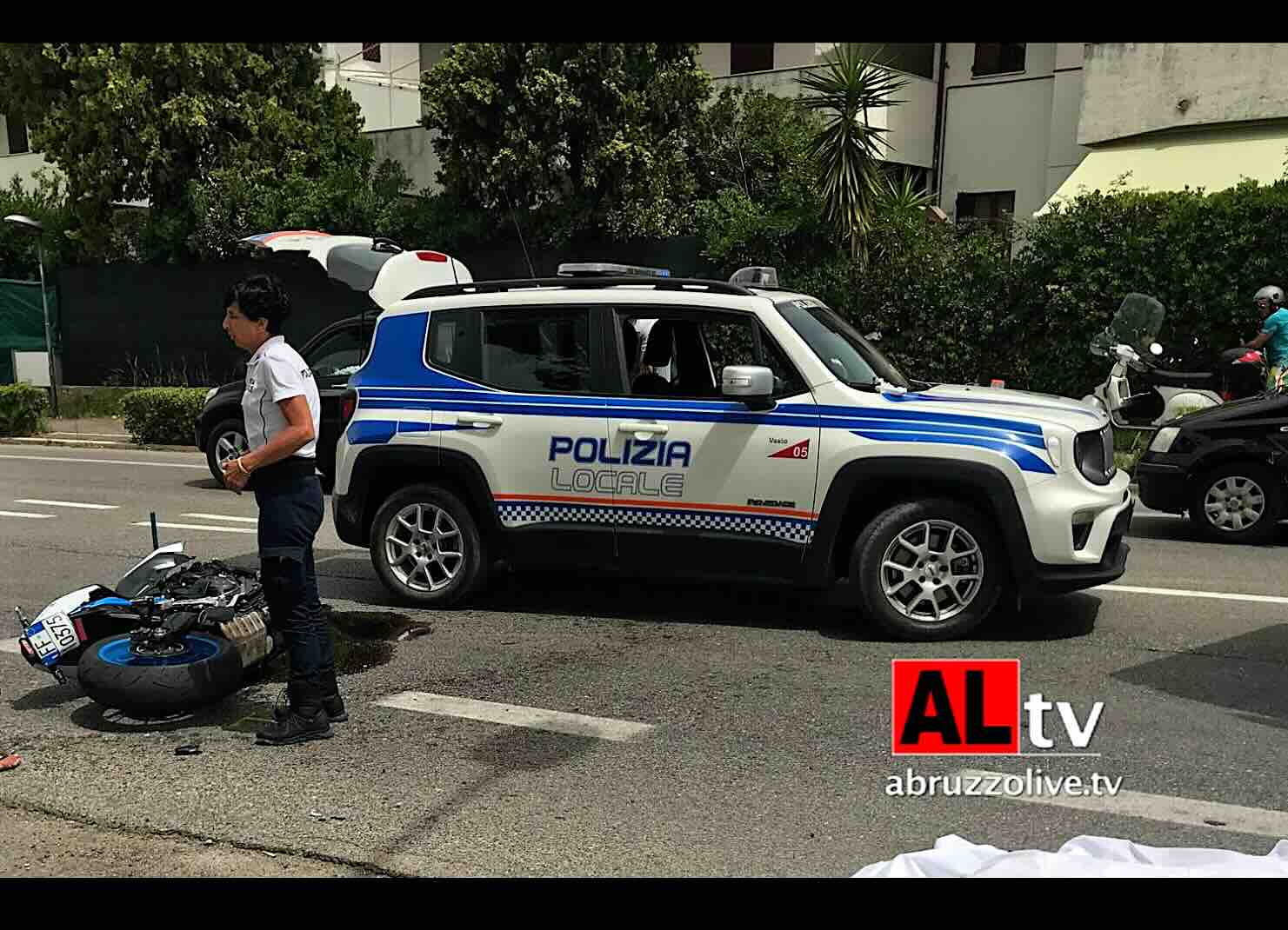 Incidente a Vasto. Schianto tra furgone e moto: muore un29enne