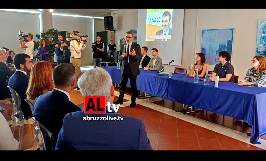 Regionali 2024 Abruzzo A Pescara Il Candidato A Presidente Luciano D   Luciano Damico Centrosinistra Regione Abruzzo 