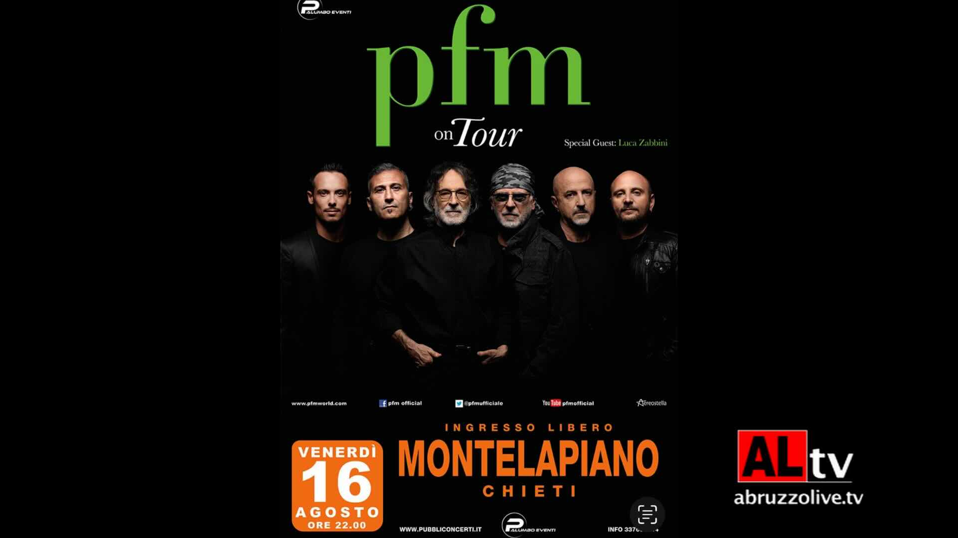 A Montelapiano ferragosto di eventi: dal concerto della Pfm alle 'Migrazioni di ieri e oggi'