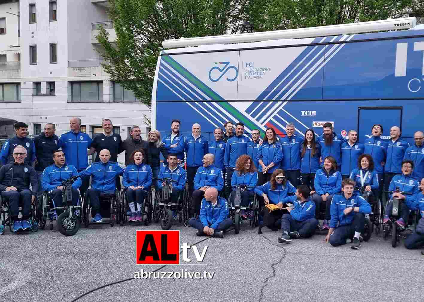 La  Nazionale di ciclismo paralimpico in ritiro in Abruzzo. Aspettando Parigi...