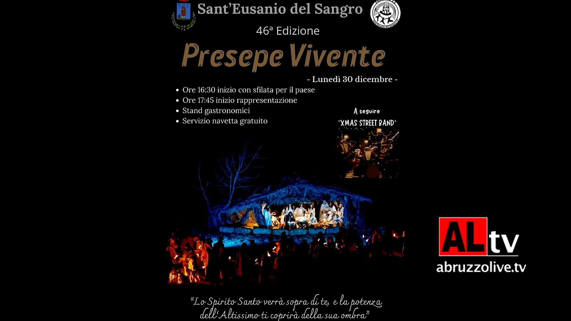 Sant'Eusanio del Sangro. Domani torna il Presepe vivente