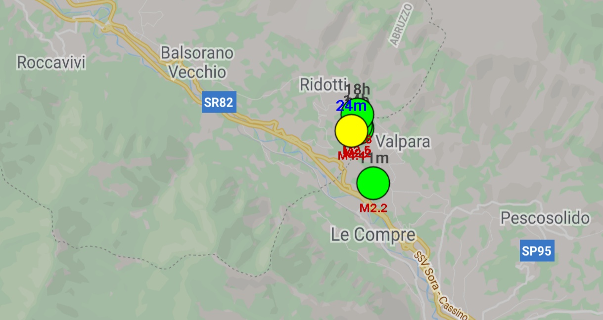 Terremoto. Forte scossa in Abruzzo, nella Marsica. A Balsorano scuole chiuse