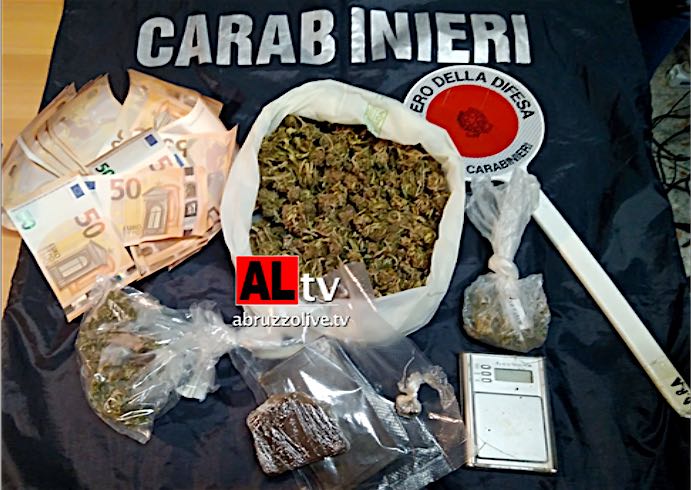 Castel Frentano. Droga nascosta nei barattoli in cucina: arrestato 50enne