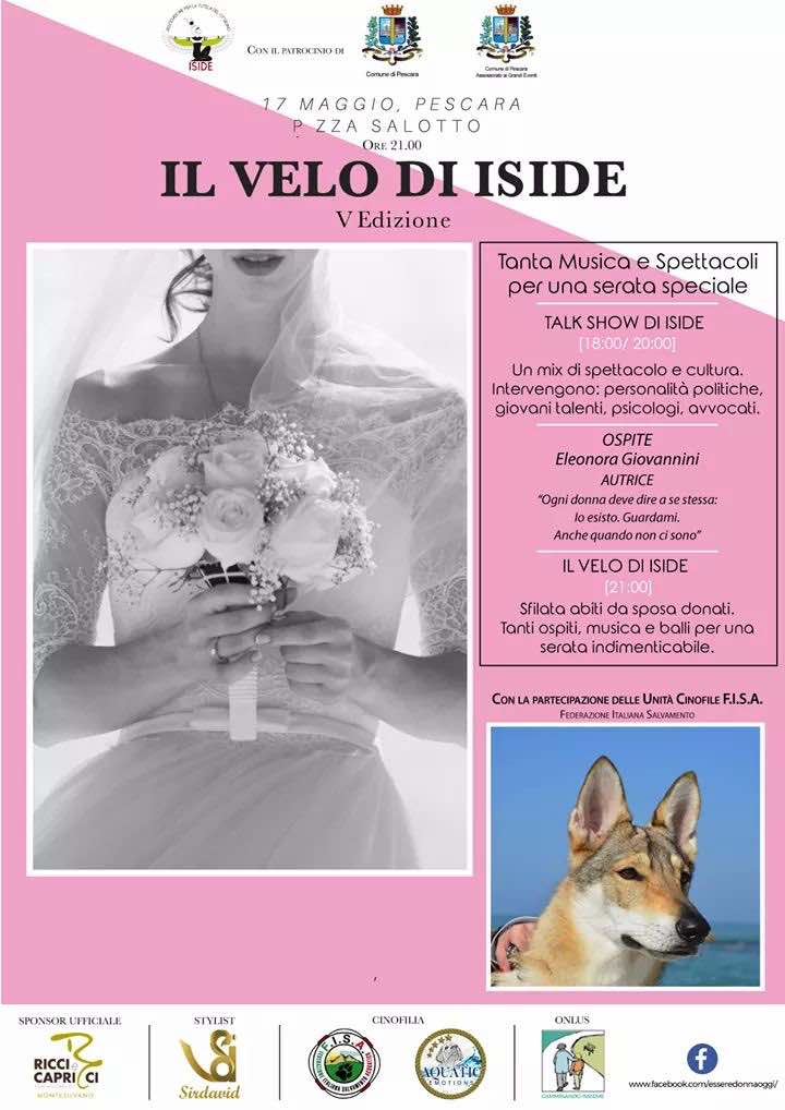 Pescara. Talk show e abiti da sposa domani contro la violenza su donne e bambini